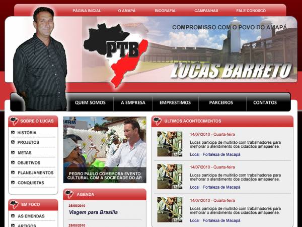 Candidato a prefeito municipal da cidade de Macapá Lucas Barreto