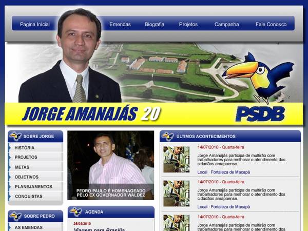 Candidato a prefeitura municipal da cidade de Macapá Jorge Amanajás