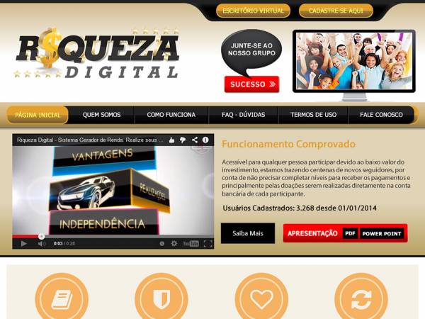 Site de conteúdos digitais de qualidade nas suas diferentes plataformas