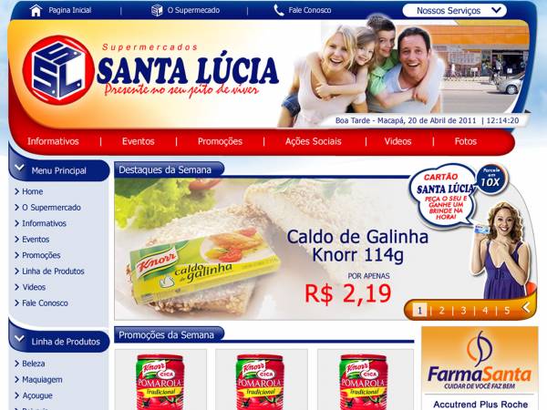 Maior rede de supermercados do estado do Amapá no ramo alimentício